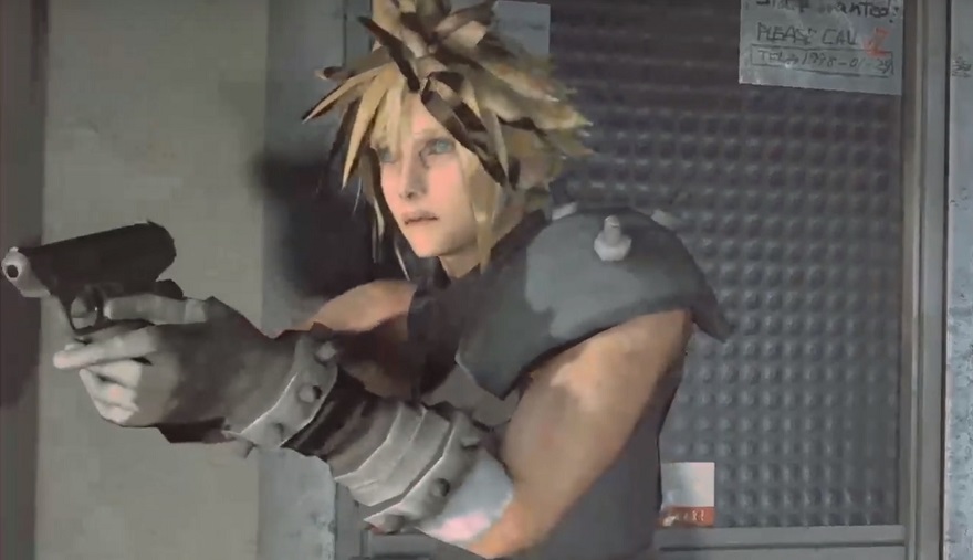 Final Fantasy VII Remake RE2 Remake Mod Allows You to Play As Cloud Strife