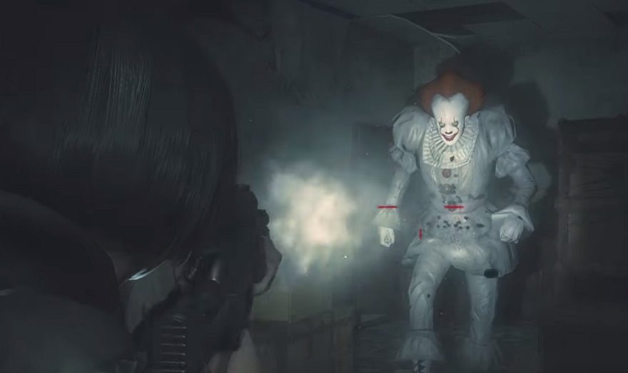 Resident Evil 2 mod swaps Mr. X for IT's Pennywise – Destructoid