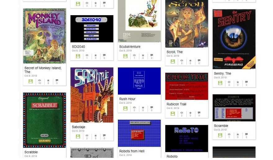 Play Old DOS Games In Your Browser
