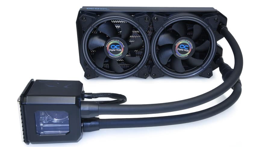 Alphacool Eisbaer Aurora 240 Digital RGB AIO Cooler Review | eTeknix