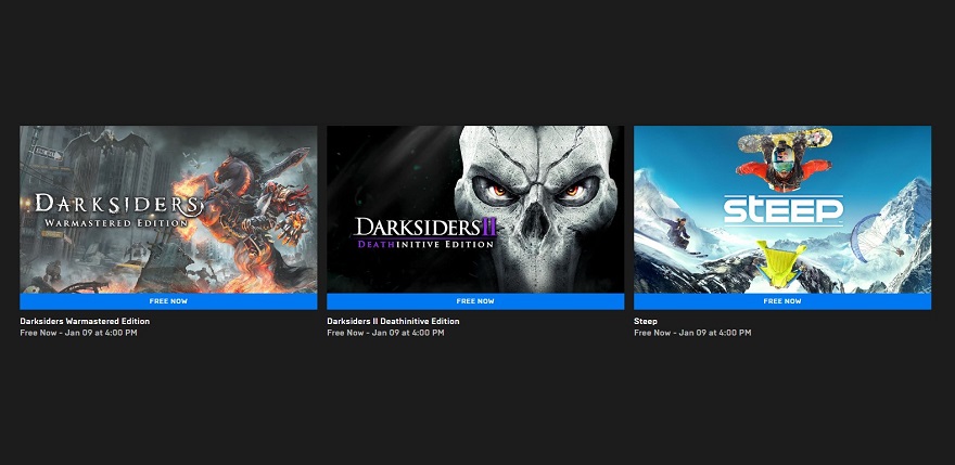 Darksiders, Darksiders 2, and Steep Are Free At The Epic Games Store — Too  Much Gaming