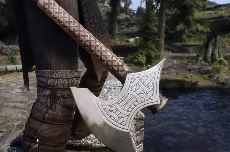 skyrim special edition weapon retexture