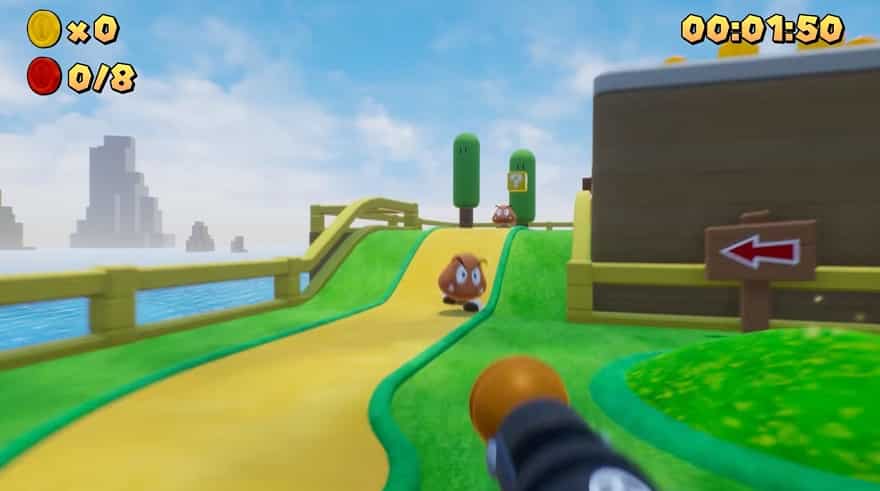 Alguém criou um FPS do Mario na Unreal Engine e você pode jogar