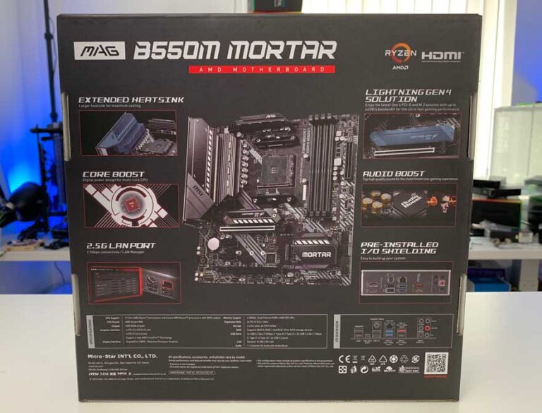 Обновление биоса msi b550m mortar