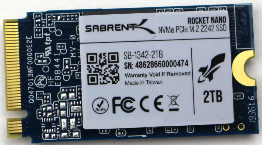 Sabrent Rocket Nano 2tb M 2 2242 Nvme Ssd Review Eteknix