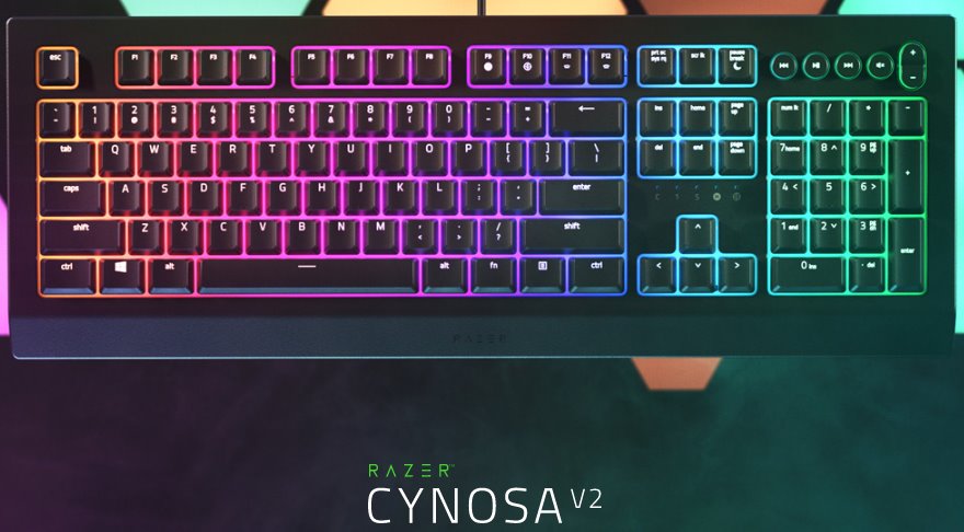 teclado razer cynosa chroma v2