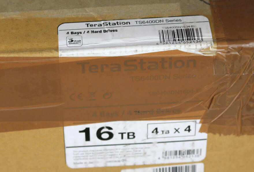 Buffalo TeraStation TS6400DN Photo box label