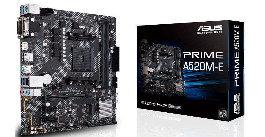 ASUS Launches its A520 Motherboards
