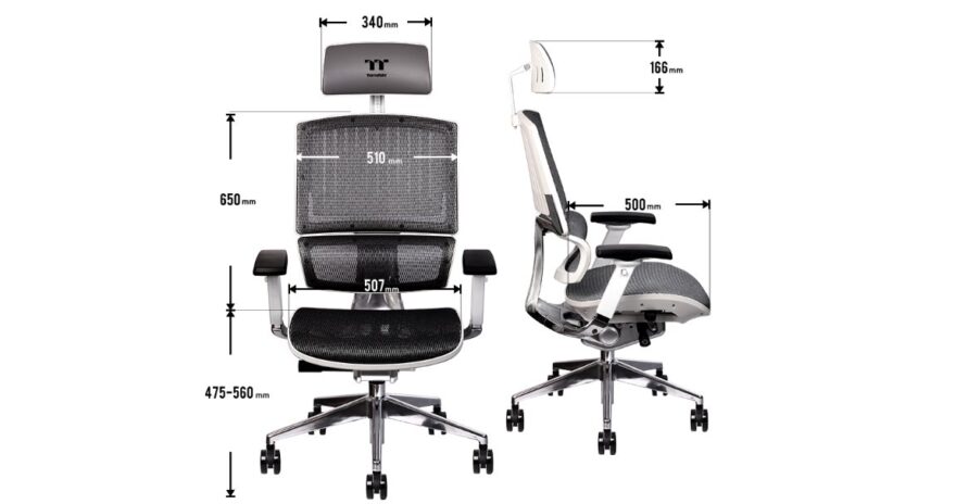 Thermaltake CyberChair E500 White Edition Ergonomic Chair