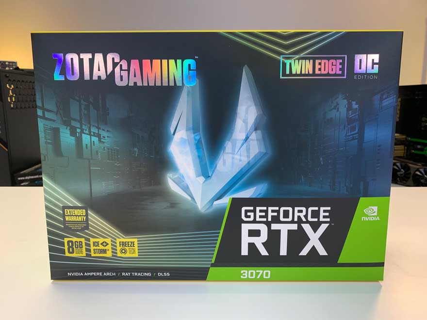 国内正規販売店】 【未開封】ZOTAC GeForce RTX3070 twin edge OC ...