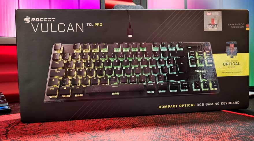 Roccat Vulcan TKL Pro Optical RGB Keyboard | eTeknix