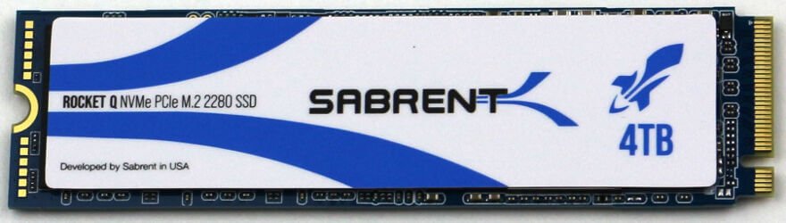 Sabrent Rocket Q 4TB Photo view top