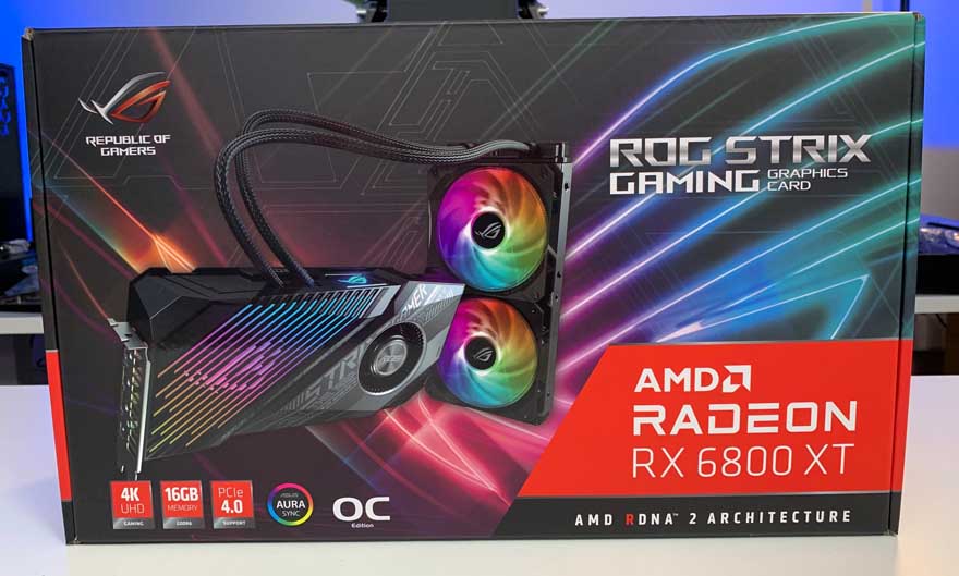 ROG Strix LC Radeon™ RX 6800 XT OC Edition 16GB GDDR6