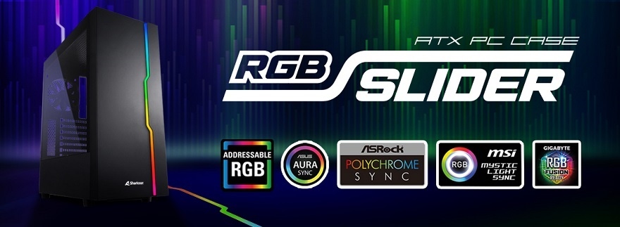 RGB Slider Midi-ATX Case