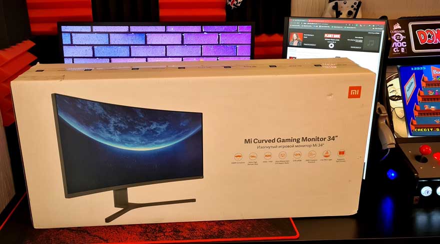 mi curved gaming monitor 34 unboxing