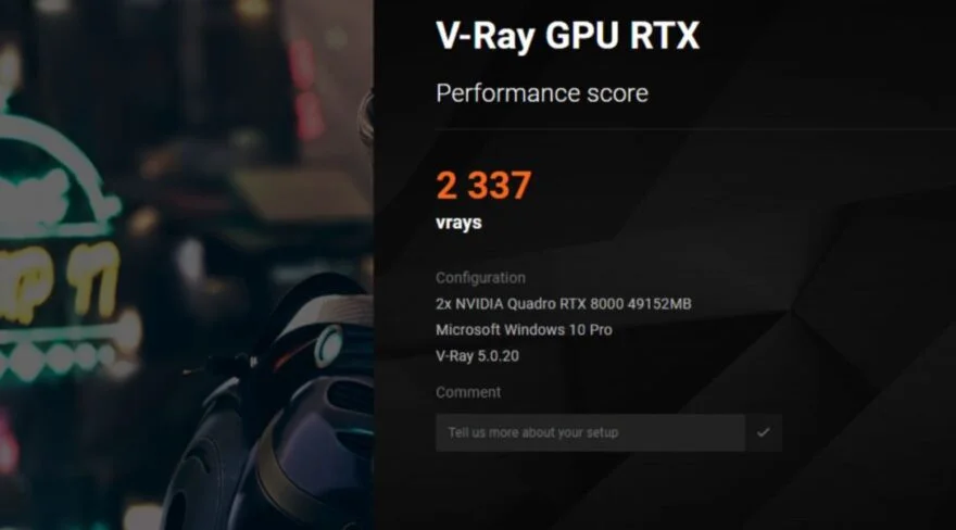 v ray benchmark