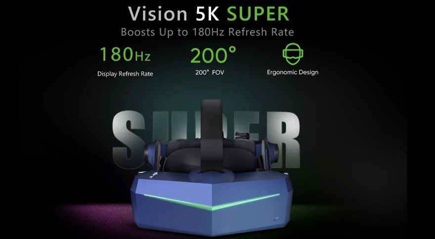 Pimax Launches 5K SUPER VR Headset