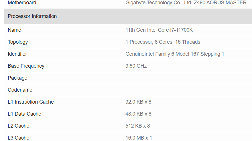 Intel i7-11700K Beats Ryzen 5950X on Geekbench | eTeknix