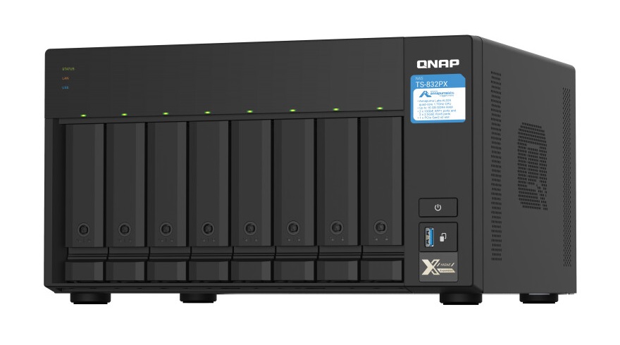QNAP Quad-Core 8-Bay TS-832PX NAS