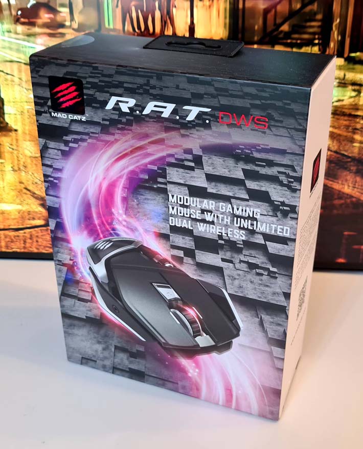 Mad Catz R.A.T. DWS Wireless Gaming Mouse box front