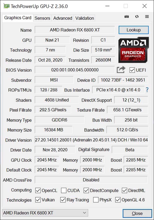 MSI Radeon RX 6800 XT Gaming X Trio Review - Circuit Board Analysis