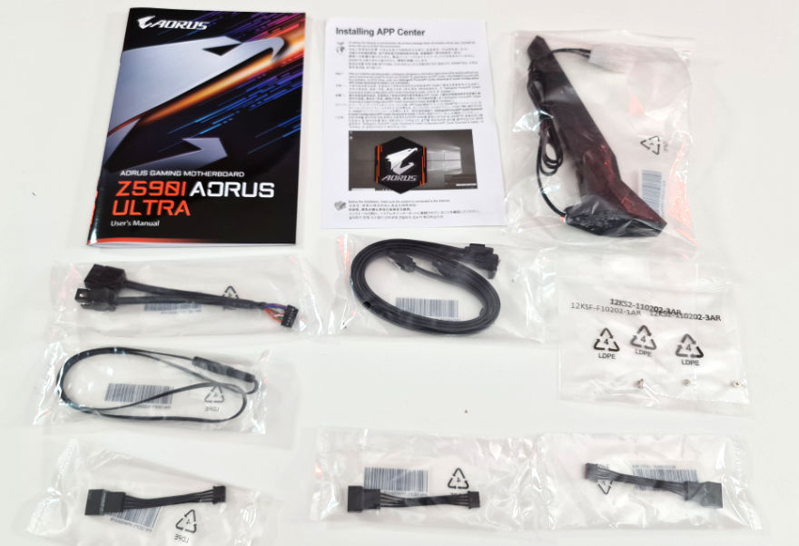 AORUS Z590I AORUS ULTRA manuals and accessories