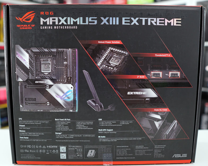 ASUS ROG 1200 Maximus XIII Extreme Base Plate