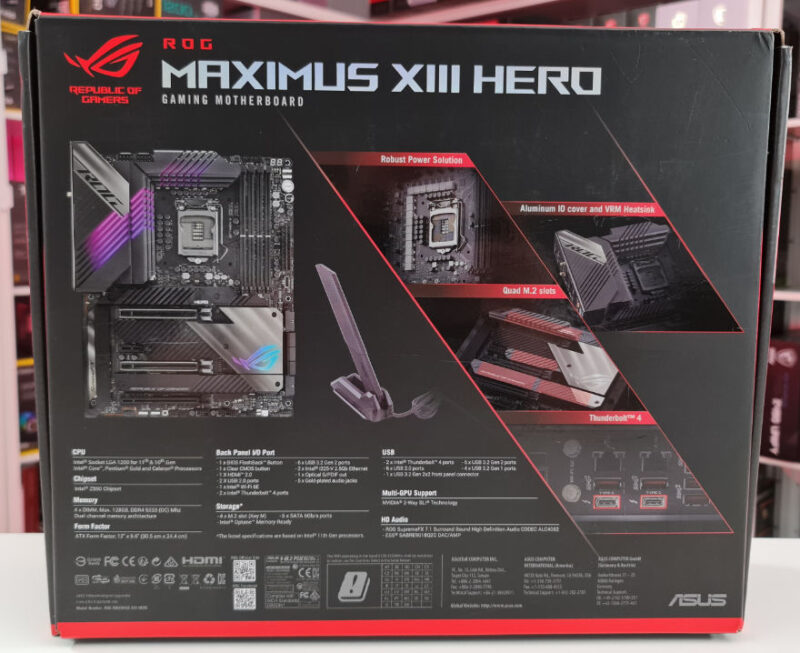 ASUS ROG MAXIMUS XIII HERO Motherboard Review | eTeknix