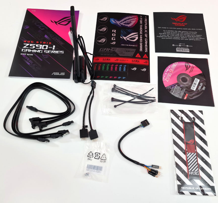 ASUS ROG STRIX Z590I Gaming Wifi accessories