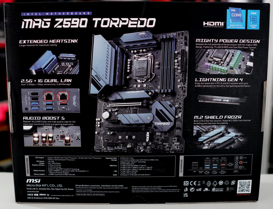 MSI MAG Z590 TORPEDO Motherboard Review | eTeknix