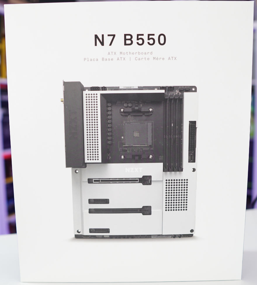 NZXT N7 B550 Motherboard box front