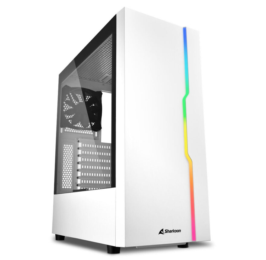 Sharkoon Reveal Affordable RGB Slider White Case