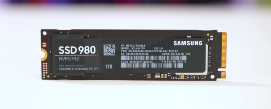 samsung ssd 980 1TB nvme front