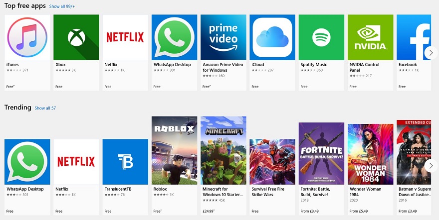 microsoft store download windows 10