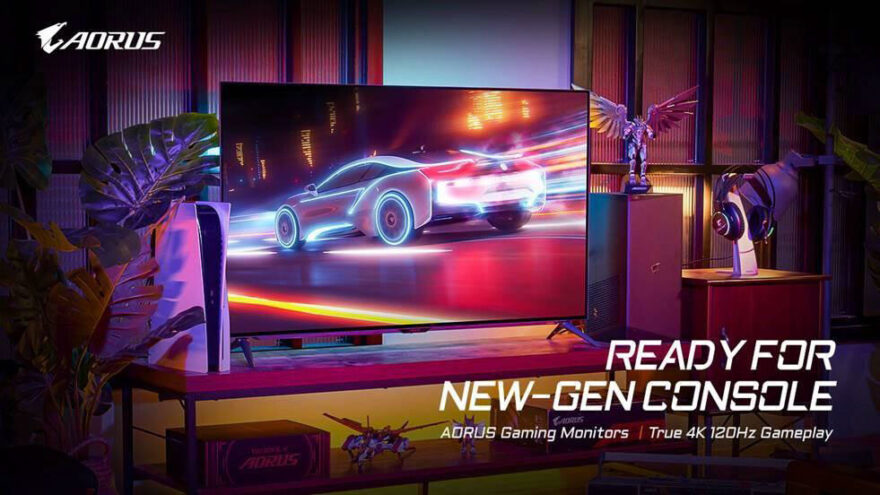 Aorus Release 4K Monitors with HDMI 2.1 - Perfect for Next-Gen Gaming!