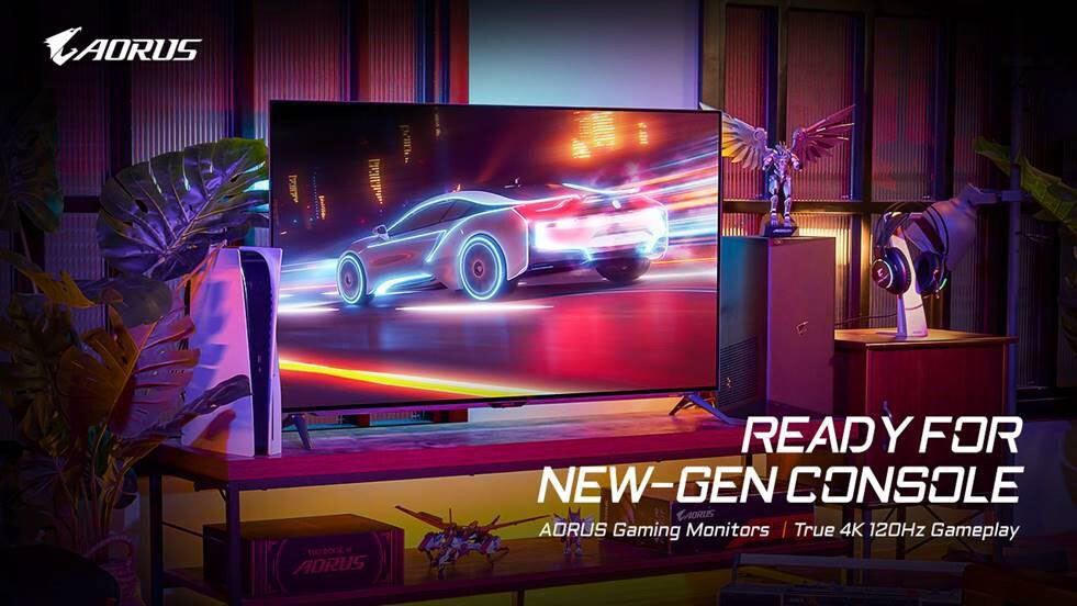 Aorus Release 4K Monitors with HDMI 2.1 - Perfect for Next-Gen Gaming