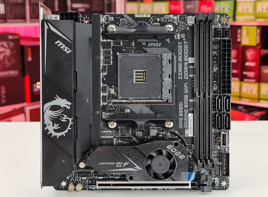 MSI MPG B550I Gaming Edge WIFI Motherboard Review | eTeknix