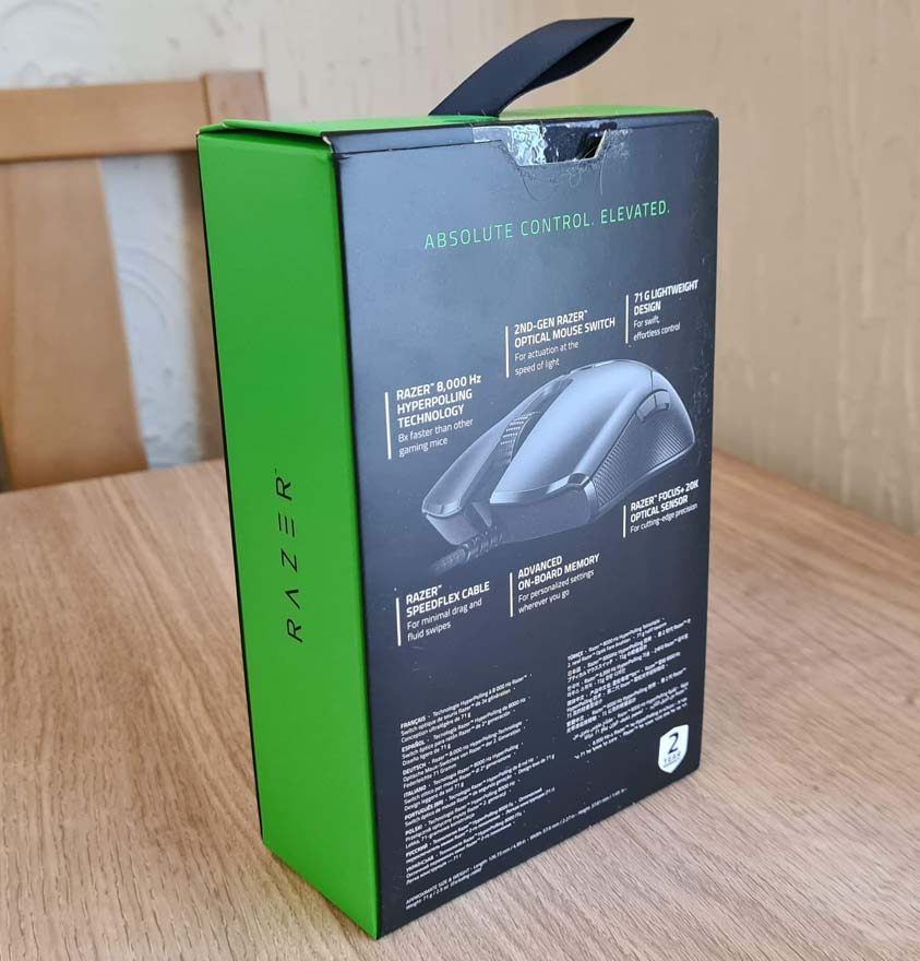 Razer Viper 8K Ambidextrous eSports Gaming Mouse Review
