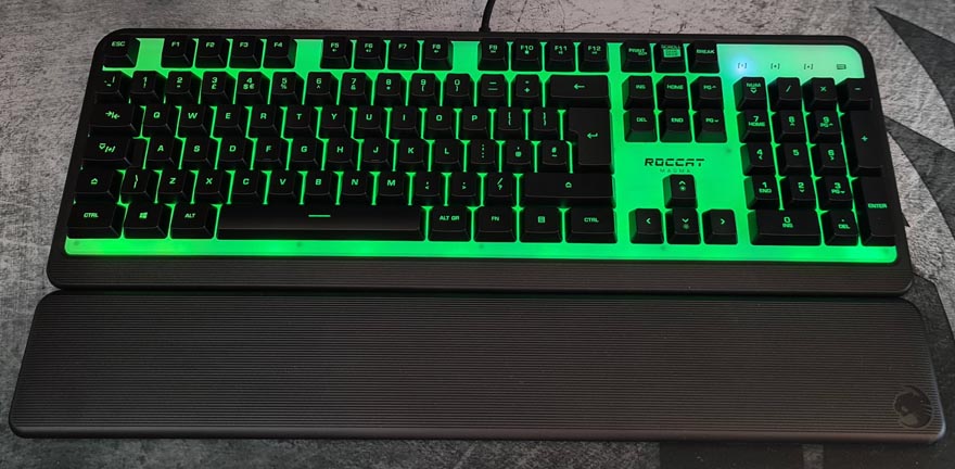 Roccat Magma membrane gaming keyboard review