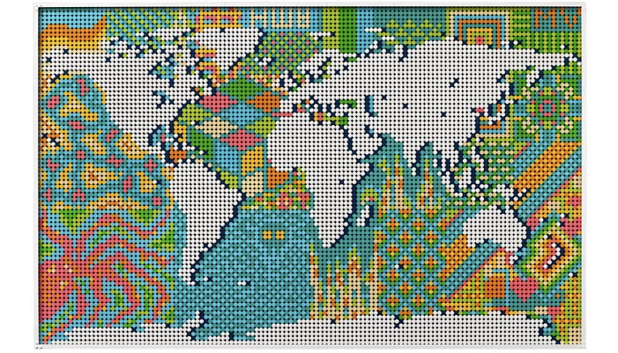 Lego Unveils Its Biggest Kit Yet An 11 695 Piece World Map Eteknix