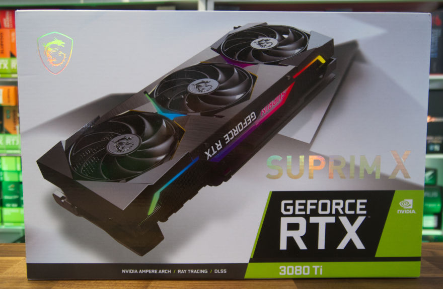 MSI GeForce RTX 3080 Ti SUPRIM X box front