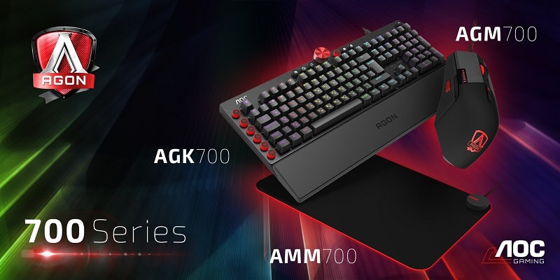 AOC Reveals New Keyboards, Mice and Mousepads