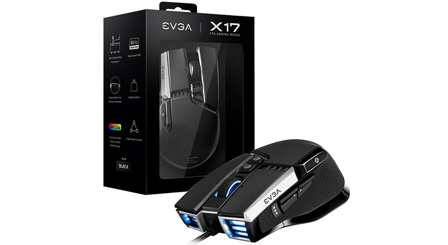 EVGA Release X17/X15 Mice with Nvidia Reflex Analyzer Support