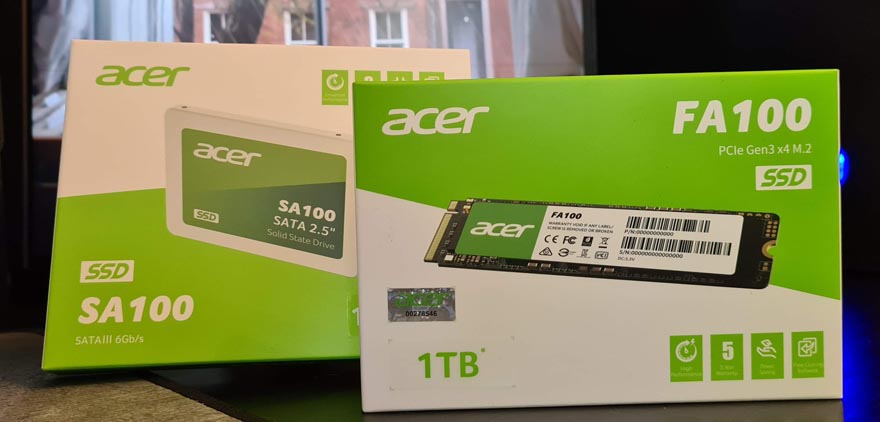 ACER FA100 1TB PCIe Gen3 x4 M.2 SSD Review