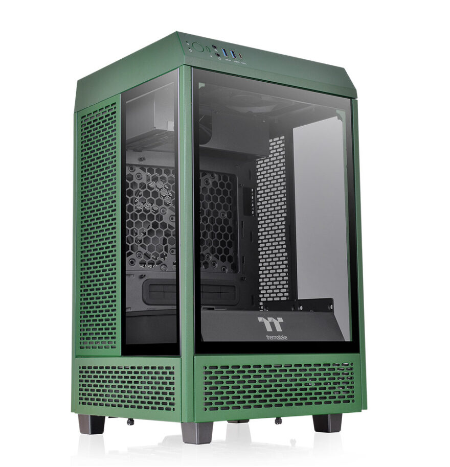 Thermaltake The Tower 100 Mini Goes Turquoise & Racing Green