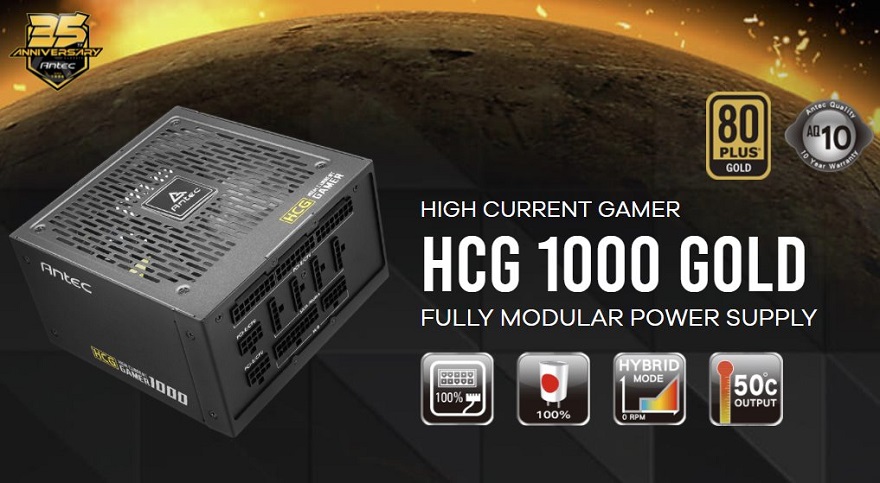 Antec HCG Gold 1000W Power Supply Review | eTeknix