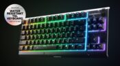 SteelSeries Apex 3 Water-Resistant TKL Gaming Keyboard