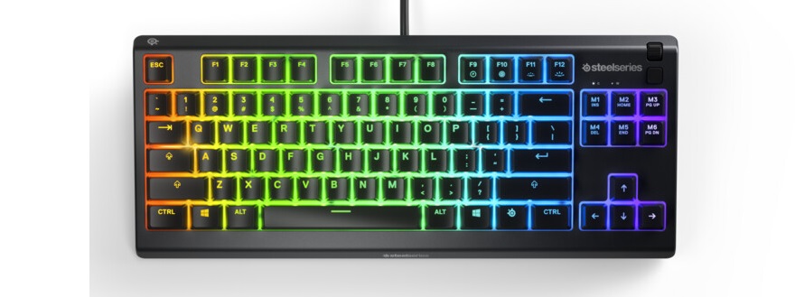 SteelSeries Apex 3 Water-Resistant TKL Gaming Keyboard