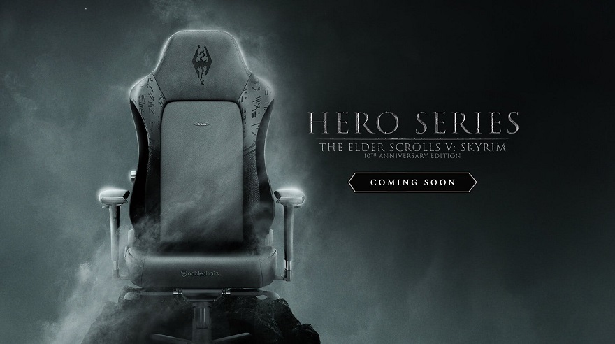 Noblechairs Skyrim 10th Anniversary Edition Gaming Chair!