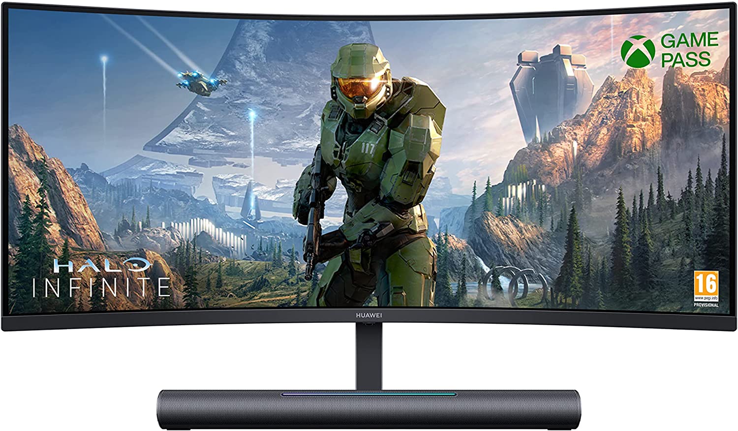 Huawei Mateview GT 34 inch 1500R Curved Gaming Monitor-165Hz